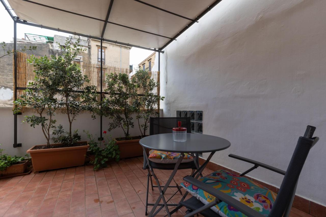 Ferienwohnung La Casa Del Cacciatore - Alloggio Con Terrazzo Palermo Exterior foto